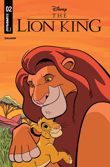 Lion King 2 Comic Jacob Edgar Variant Dynamite Entertainment 2025