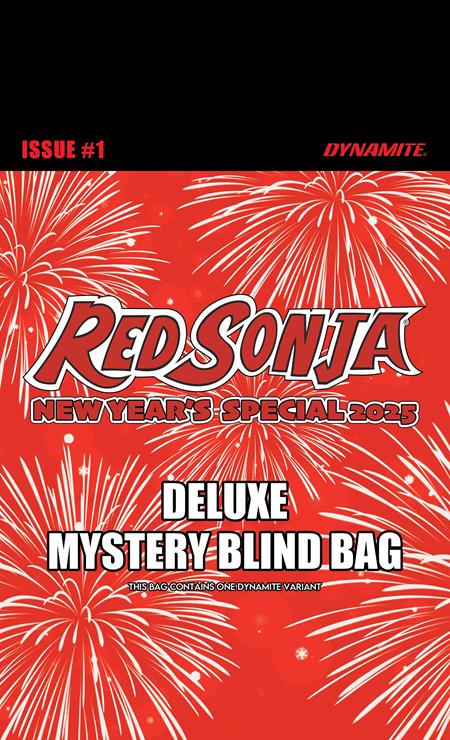 Red Sonja New Years Special 2025 1 Comic Blank Blind Bag Variant Dynamite Entertainment 2026