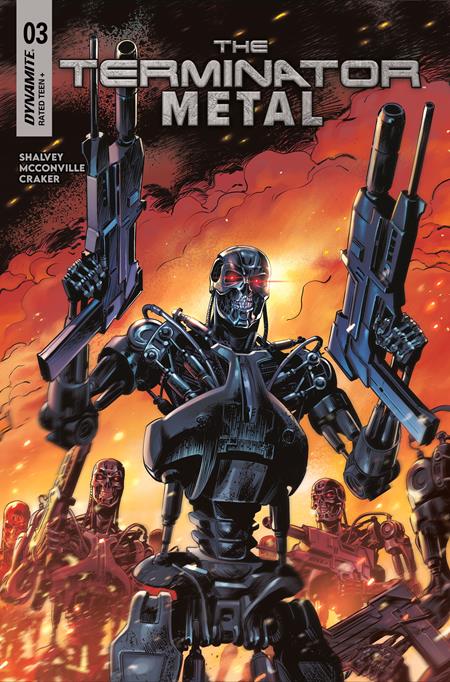 The Terminator: Metal 3 Comic Paolo Antiga Variant Dynamite Entertainment 2025