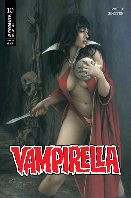 VAMPIRELLA #10 CVR F INC 1:10 CELINA ORIGINAL VAR DYNAMITE Entertainment Christopher Priest Davis Goetten Celina PREORDER