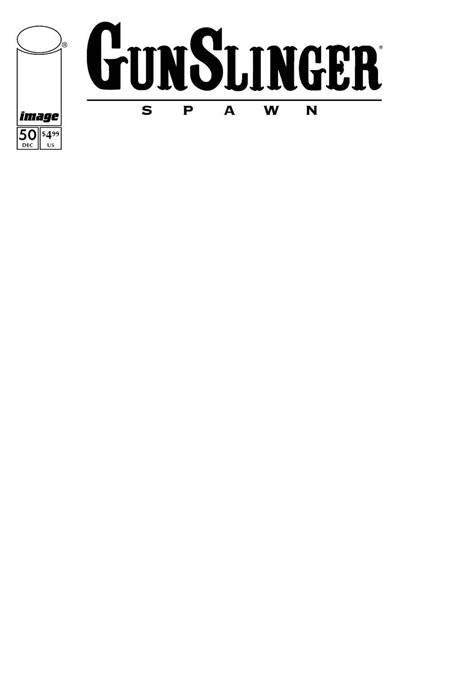 GUNSLINGER SPAWN #50 CVR D BLANK SKETCH VAR Image Comics Todd McFarlane Stephen Segovia, Carlo Barberi Blank Sketch PREORDER