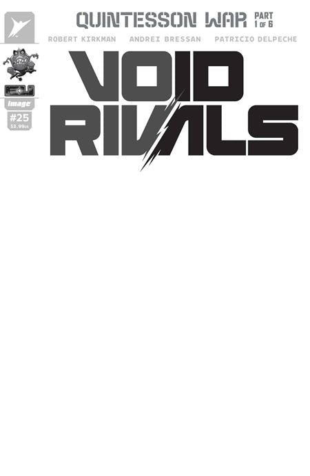 Void Rivals 25 Comic Blank Variant Image Comics 2025