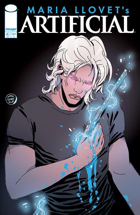 Artificial 4 Comic Maria Llovet Variant Image Comics 2025