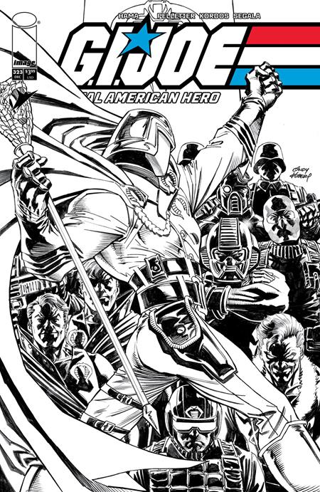 G.I. Joe: A Real American Hero 2023 (Image) 323 Comic Andy Kubert B&w Variant Image Comics 2025