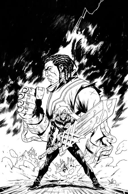 Lost Fantasy 6 Comic Maxi Dallo Incentive B&W Variant (1:15) Image Comics 2025