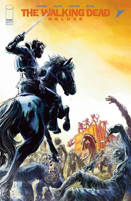 The Walking Dead Deluxe 127 Comic Steffano Gaudiano Connecting Variant Image Comics 2025