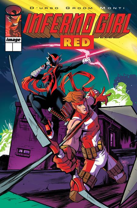 Inferno Girl Red, Vol. 2 1 Comic Daniel Bayliss Youngblood Team-Up Variant Image Comics 2025