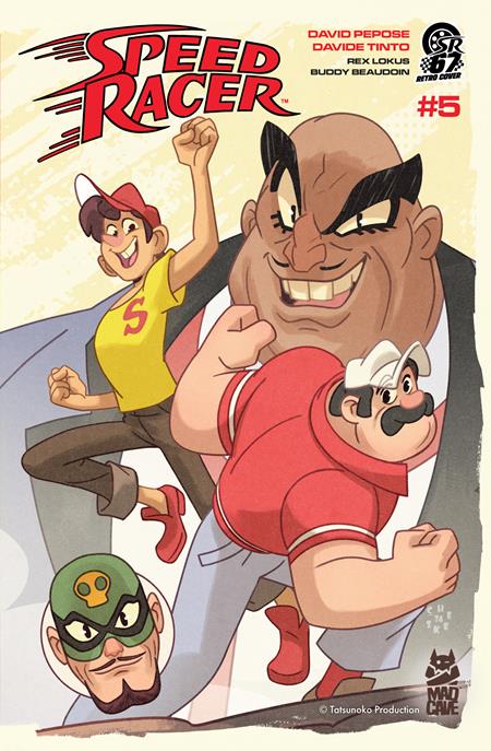 Speed Racer (Mad Cave Studios) 5 Comic Sean Galloway Retro Manga Variant Mad Cave 2025
