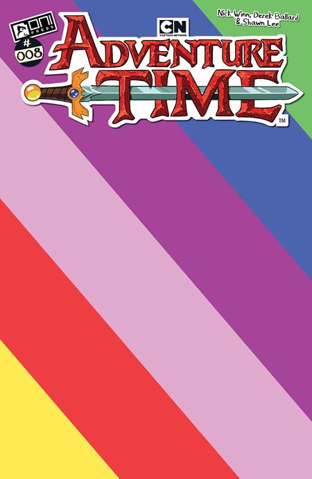 Adventure Time (Oni Press) 8 Comic Blank Rainbow Variant Oni Press 2025