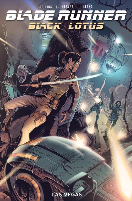 BLADE RUNNER BLACK LOTUS LAS VEGAS #4 (OF 4) CVR B CLARK BINT VAR (MR) Titan Comics Nancy A. Collins Jesus Hervas Clark Bint PREORDER