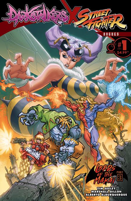 Darkstalkers X Street Fighter: Rogues 1 Comic Alberto Alburquerque Udon Comics 2026