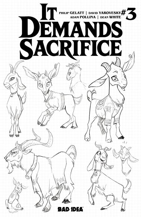 IT DEMANDS SACRIFICE #3 (OF 4) CVR C ADAM POLLINA DESIGN VAR BAD IDEA Philip Gelatt, David Yarovesky Adam Pollina Adam Pollina PREORDER