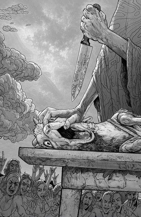 IT DEMANDS SACRIFICE #3 (OF 4) CVR E INC 1:50 ADAM POLLINA B&W VIRGIN VAR BAD IDEA Philip Gelatt, David Yarovesky Adam Pollina Adam Pollina PREORDER
