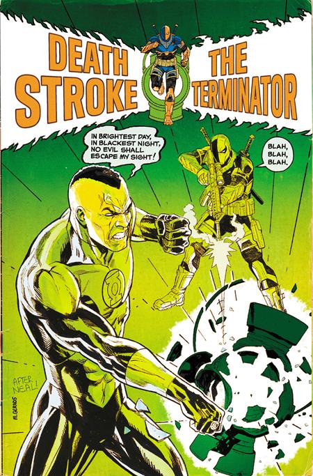 DEATHSTROKE THE TERMINATOR #10 CVR B MITCH GERADS CARD STOCK VAR DC Comics Tony Fleecs Carmine Di Giandomenico Mitch Gerads PREORDER