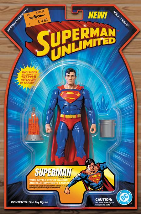 SUPERMAN UNLIMITED #20 CVR B JASON GEYER SUPERMAN WITH KANDOR ACTION (FIGURE) COMICS CARD STOCK VAR DC Comics Dan Slott Lucas Meyer Jason Geyer PREORDER