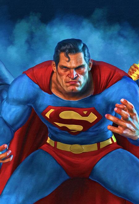 JUSTICE LEAGUE UNLIMITED #26 CVR C MARK SPEARS 3-PART CONNECTING SUPERMAN CARD STOCK VAR DC Comics Mark Waid Dan Mora Mark Spears PREORDER