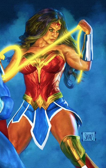 JUSTICE LEAGUE UNLIMITED #26 CVR D MARK SPEARS 3-PART CONNECTING WONDER WOMAN CARD STOCK VAR DC Comics Mark Waid Dan Mora Mark Spears PREORDER