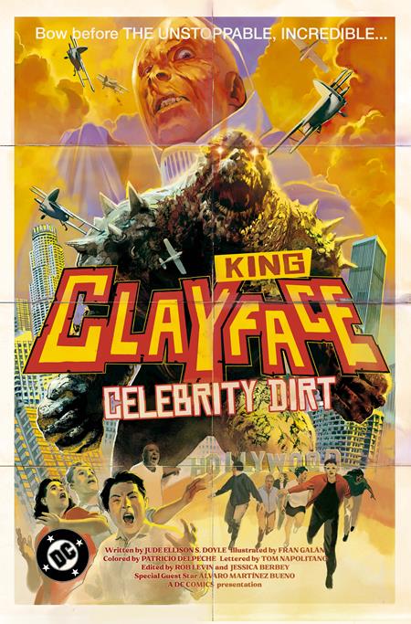 CLAYFACE CELEBRITY DIRT #6 (OF 6) CVR C ALVARO MARTINEZ BUENO CARD STOCK VAR DC Comics Jude Ellison S. Doyle Fran Galan Alvaro Martinez Bueno PREORDER