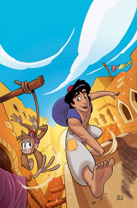 ALADDIN #6 CVR F INC 1:10 ANIMATION ART VIRGIN VAR DYNAMITE Entertainment James III Agnese Eterno Animation Art PREORDER
