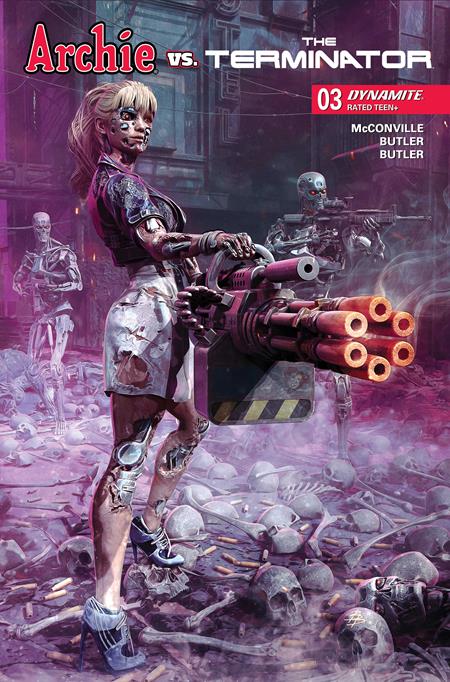 ARCHIE VS THE TERMINATOR #3 CVR B BJORN BARENDS VAR DYNAMITE Entertainment Rory McConville Bill Galvan Bjorn Barends PREORDER