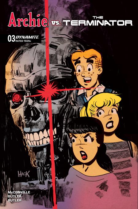 ARCHIE VS THE TERMINATOR #3 CVR C ROBERT HACK VAR DYNAMITE Entertainment Rory McConville Bill Galvan Robert Hack PREORDER