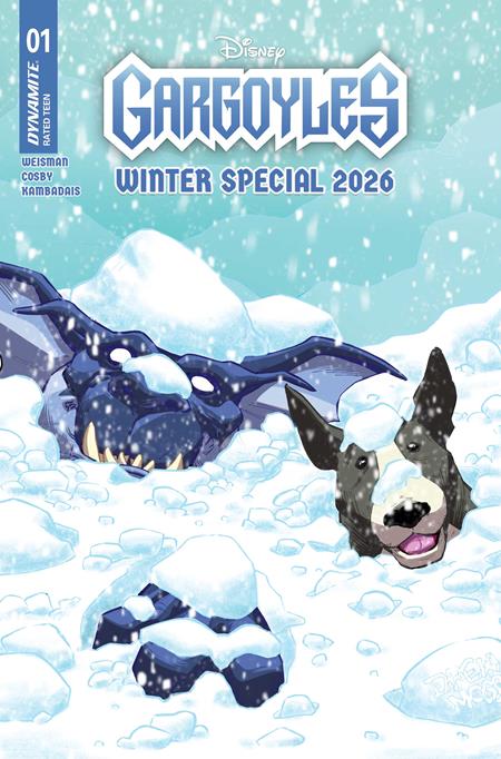 GARGOYLES WINTER SPECIAL 2026 #1 (ONE SHOT) CVR C DREW MOSS VAR DYNAMITE Entertainment Greg Weisman, Nate Cosby George Kambadais Drew Moss PREORDER