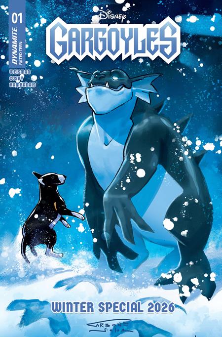GARGOYLES WINTER SPECIAL 2026 #1 (ONE SHOT) CVR D DOMENICO CARBONE VAR DYNAMITE Entertainment Greg Weisman, Nate Cosby George Kambadais Domenico Carbone PREORDER