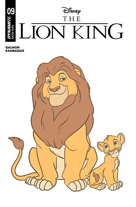 LION KING #9 CVR B STORYBOOK ART VAR DYNAMITE Entertainment Edwin Galmon George Kambadais Storybook Art PREORDER