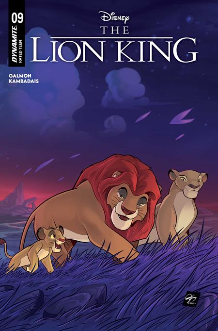 LION KING #9 CVR C CIRIO CANGIALOSI VAR DYNAMITE Entertainment Edwin Galmon George Kambadais Ciro Cangialosi PREORDER