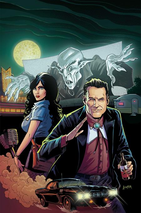 MONSTERVISION FEATURING JOE BOB BRIGGS AND DARCY #1 CVR G DAVE ACOSTA LTD VIRGIN VAR DYNAMITE Entertainment David Avallone Edu Menna Dave Acosta PREORDER