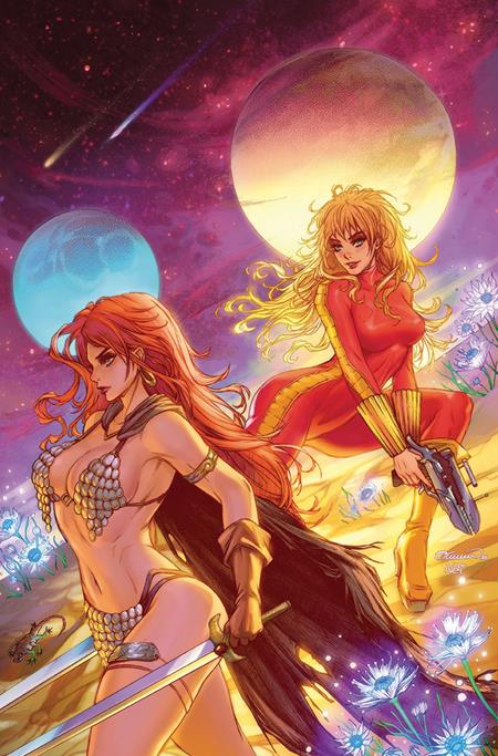 RED SONJA BARBARELLA #2 CVR K INC 1:20 COLLETTE TURNER VIRGIN VAR DYNAMITE Entertainment Homero Rios Diego Yapur Collette Turner PREORDER