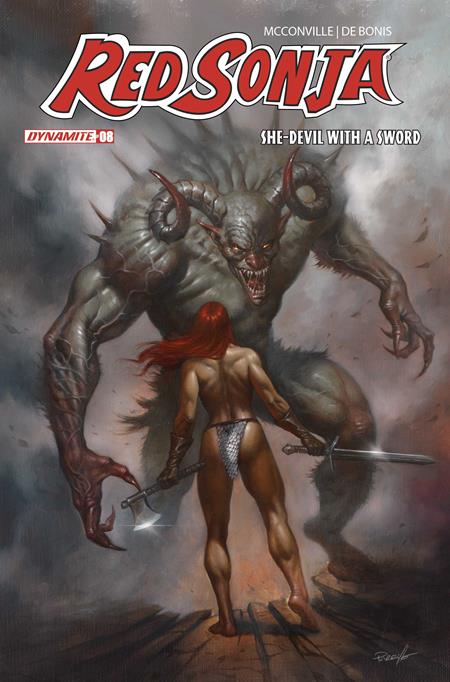RED SONJA SHE DEVIL WITH A SWORD #8 CVR B LUCIO PARRILLO VAR DYNAMITE Entertainment Rory McConville Pablo de Bonis Lucio Parrillo PREORDER