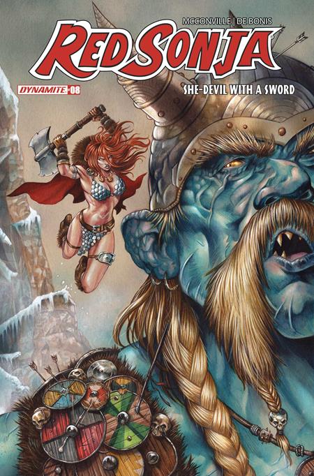 RED SONJA SHE DEVIL WITH A SWORD #8 CVR D MIKE ROOTH VAR DYNAMITE Entertainment Rory McConville Pablo de Bonis Mike Rooth PREORDER