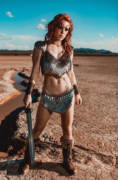 RED SONJA SHE DEVIL WITH A SWORD #8 CVR H INC 1:10 COSPLAY MOLLY STEWART VIRGIN VAR DYNAMITE Entertainment Rory McConville Pablo de Bonis Cosplay - Molly Stewart PREORDER