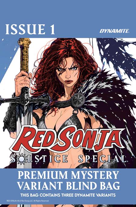 RED SONJA SOLSTICE SPECIAL #1 (ONE SHOT) CVR G PREMIUM MYSTERY BLIND BAG VAR DYNAMITE Entertainment Torunn Grønbekk Edson Blind Bag PREORDER