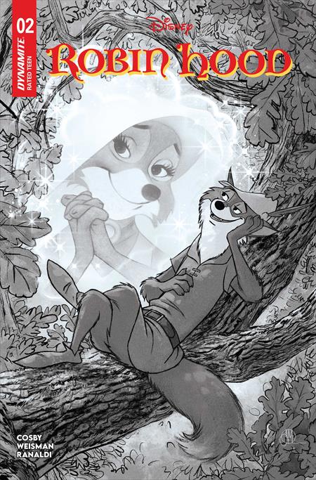 ROBIN HOOD (2026) #2 CVR K INC 1:25 JOSHUA MIDDLETON LINE ART VAR DYNAMITE Entertainment Nate Cosby, Greg Weisman Aless,ro Ranaldi Joshua Middleton PREORDER
