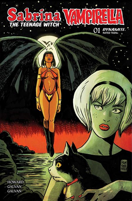 SABRINA THE TEENAGE WITCH VAMPIRELLA #1 CVR B FRANCESCO FRANCAVILLA VAR DYNAMITE Entertainment Tini Howard Bill Galvan , Ben Galvan Francesco Francavilla PREORDER