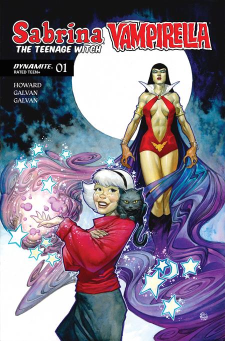 SABRINA THE TEENAGE WITCH VAMPIRELLA #1 CVR G ERIC POWELL FOIL VAR DYNAMITE Entertainment Tini Howard Bill Galvan , Ben Galvan Eric Powell PREORDER