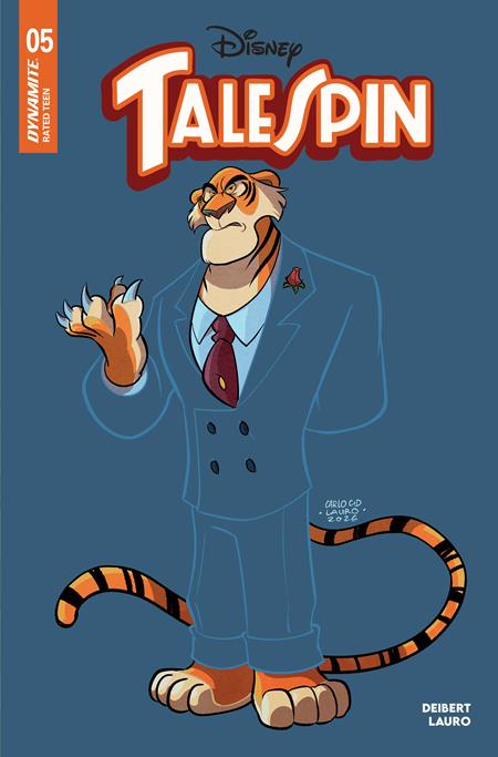 TALESPIN #5 CVR C CARLO LAURO COLOR BLEED VAR DYNAMITE Entertainment Amanda Deibert Carlo Lauro Carlo Lauro Color Bleed PREORDER