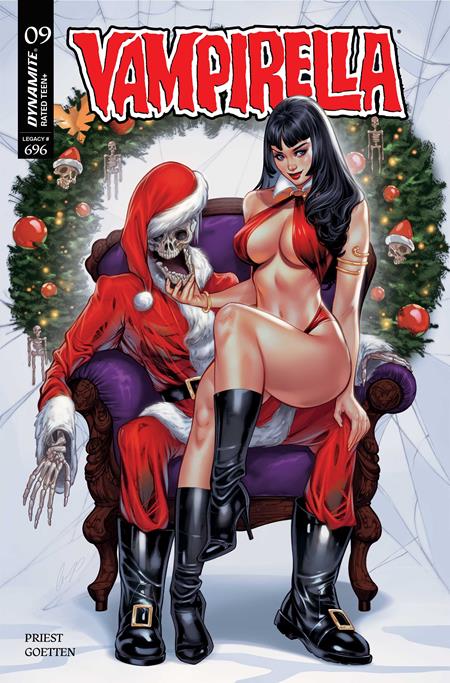 VAMPIRELLA (2026) #9 CVR D ELIAS CHATZOUDIS VAR DYNAMITE Entertainment Christopher Priest Davis Goetten Elias Chatzoudis PREORDER