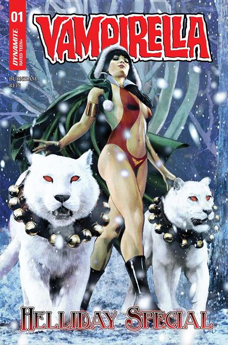 VAMPIRELLA HELLIDAY SPECIAL 2026 #1 (ONE SHOT) CVR A CAT STAGGS DYNAMITE Entertainment Erik Burnham Wagner Reis Cat Staggs PREORDER