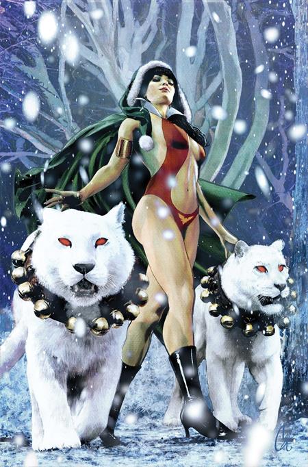 VAMPIRELLA HELLIDAY SPECIAL 2026 #1 (ONE SHOT) CVR F CAT STAGGS LTD VIRGIN VAR DYNAMITE Entertainment Erik Burnham Wagner Reis Cat Staggs PREORDER