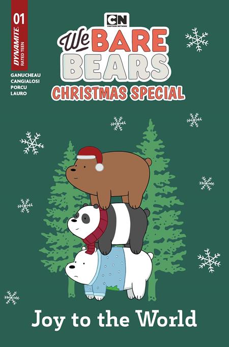 WE BARE BEARS CHRISTMAS SPECIAL #1 (ONE SHOT) CVR D GREETING CARD VAR DYNAMITE Entertainment Paulina Ganucheau Ciro Cangialosi, Stefano Porcu, Carlo Lauro Greeting Card PREORDER