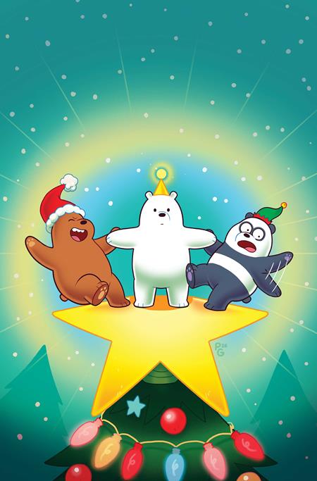 WE BARE BEARS CHRISTMAS SPECIAL #1 (ONE SHOT) CVR F PAULINA GANUCHEAU LTD VIRGIN VAR DYNAMITE Entertainment Paulina Ganucheau Ciro Cangialosi, Stefano Porcu, Carlo Lauro Paulina Ganucheau PREORDER