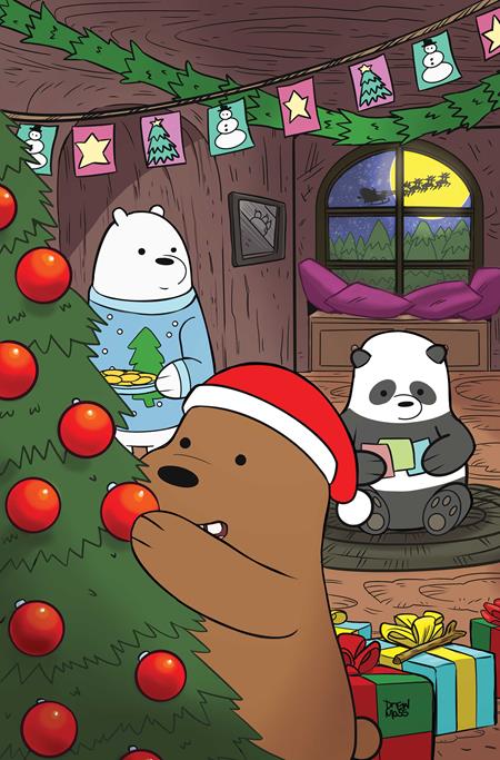 WE BARE BEARS CHRISTMAS SPECIAL #1 (ONE SHOT) CVR J INC 1:20 DREW MOSS VIRGIN VAR DYNAMITE Entertainment Paulina Ganucheau Ciro Cangialosi, Stefano Porcu, Carlo Lauro Drew Moss PREORDER