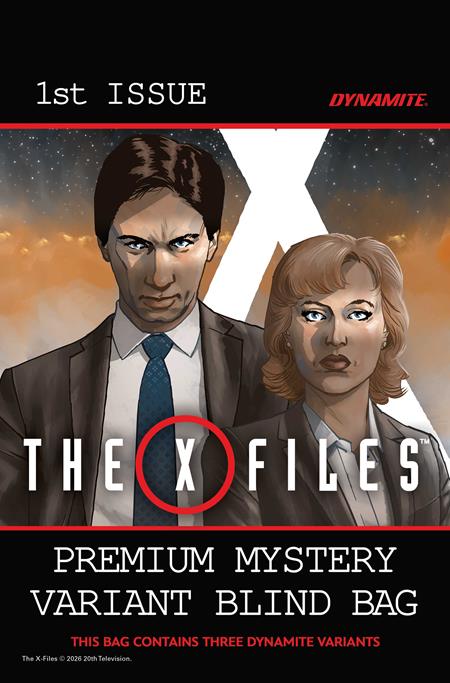 X FILES (2026) #1 CVR L PREMIUM MYSTERY BLIND BAG VAR DYNAMITE Entertainment Joe Harris R.D. Brown Blind Bag PREORDER