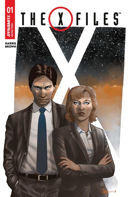 X FILES (2026) #1 CVR N INC 1:10 CHARLIE ADLARD FOIL VAR DYNAMITE Entertainment Joe Harris R.D. Brown Charlie Adlard PREORDER