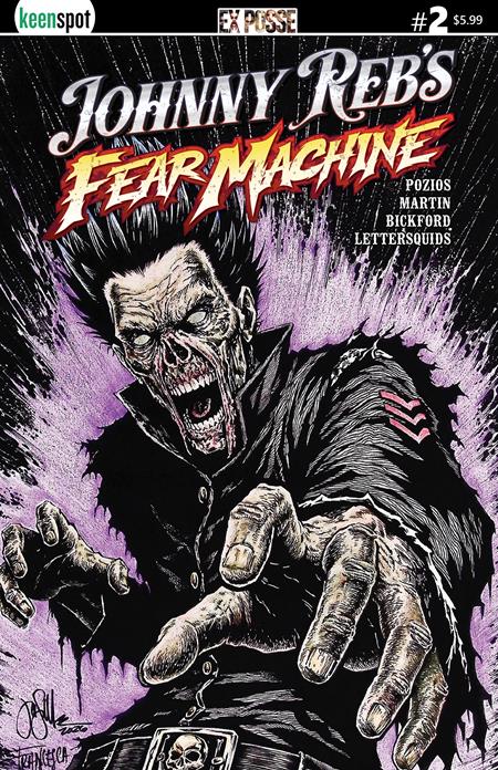 JOHNNY REBS FEAR MACHINE #2 CVR C JASON MOORE VAR Ex Posse Holdings Evan K Pozios Alex Sanchez, Michael Harper Jason Moore PREORDER