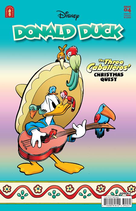 DONALD DUCK LEGACY #392 THE THREE CABALLEROS CHRISTMAS QUEST CVR C INC 1:10 WALT KELLY VAR Fantagraphics Stefan Petrucha, Ralph du Mosch, Thad Komorowski Francisco Paco Rodriguez Peinado, Carmen Perez, Tony Fernandez Walt Kelly PREORDER