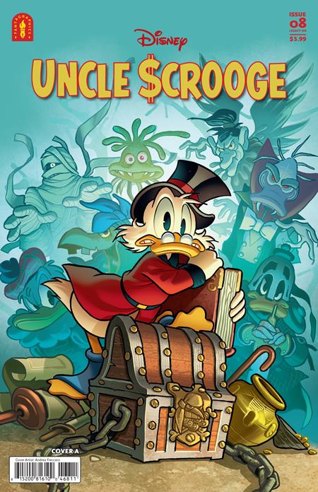 UNCLE SCROOGE LEGACY #468 THE CURSE OF HP HATEQUACK CVR A ANDREA FRECCERO Fantagraphics Various Giorgio Cavazzano, Paco Rodriguez Andrea Freccero PREORDER
